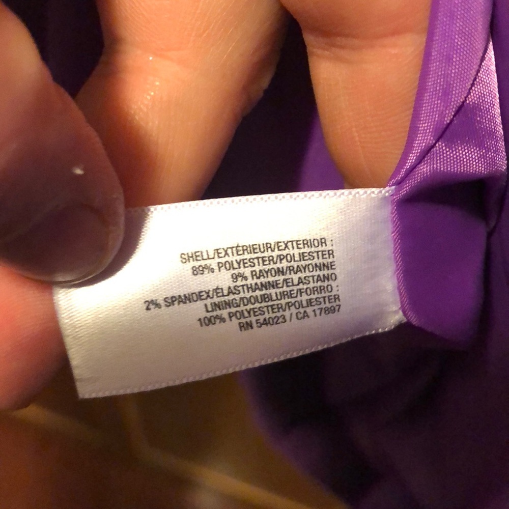 Old Navy Women's Purple Pea Coat - Picture 5 of 8